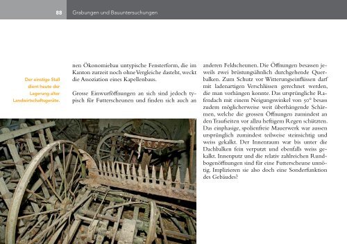 Jahresbericht 2010 - Archäologie Baselland