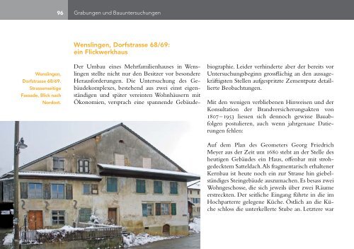 Jahresbericht 2010 - Archäologie Baselland