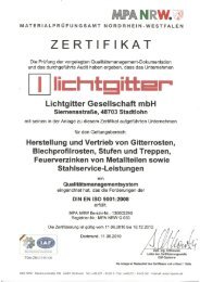 QM-Zertifikat DIN EN ISO 9001:2008 - Lichtgitter GmbH