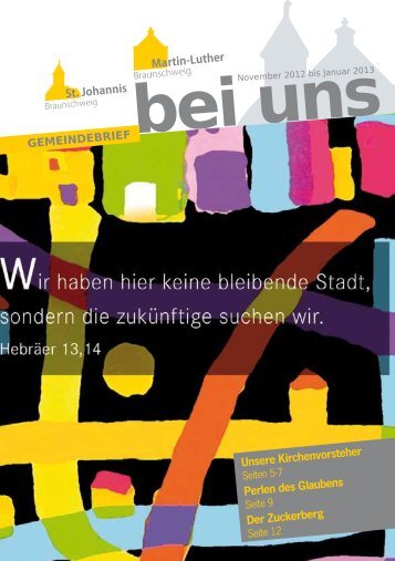 Download Gemeindebrief - in Martin Luther