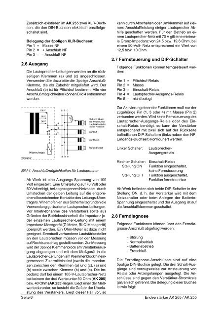 AK 205 / AK 255 - Georg Neumann GmbH