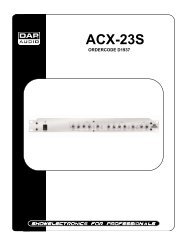 ACX - 23 S Active-X Crossover (Frequenzweiche) - DJ-Corner