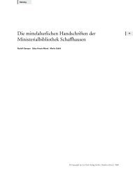 Die mittelalterlichen Handschriften der Ministerialbibliothek ...