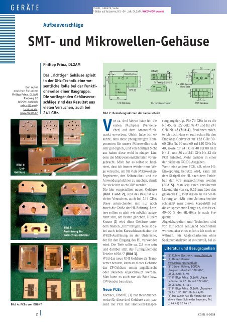 5-031 SMT- und Mikrowellen-Gehäuse.qxd - Philipp Prinz - DL2AM