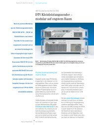 Download article as PDF (0.2 MB) - Roschi Rohde & Schwarz AG