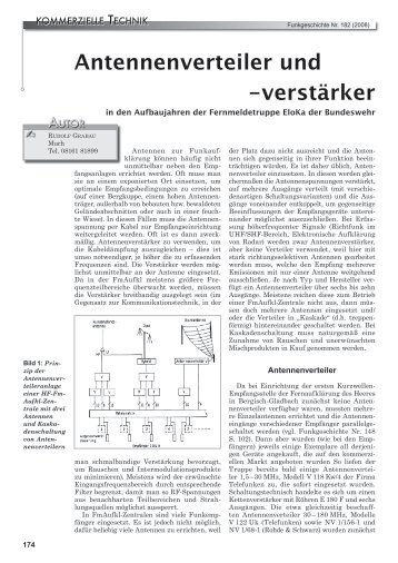 Antennenverteiler und -verstärker - Radiomuseum.org