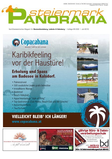 Ausgabe 06/10 - Steiermark Panorama