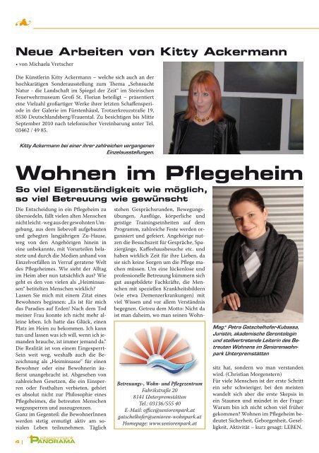 Ausgabe 06/10 - Steiermark Panorama