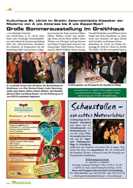 Ausgabe 06/10 - Steiermark Panorama