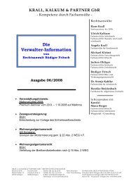 Die Verwalter-Information