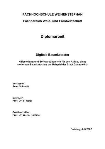 Digitale Baumkataster - wbv-nordschwaben