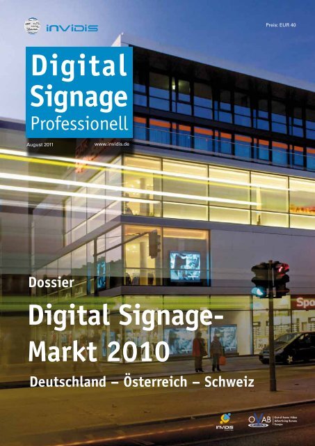Digital Signage- Markt 2010 Dossier Deutschland - Dimedis