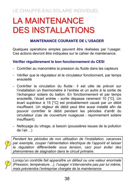 Eau chaude sanitaire solaire - Espace Info Energie Pays de la Loire