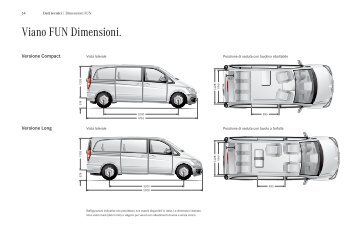 Viano FUN Dimensioni . - Mercedes Benz