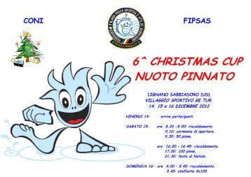 risultati 6^ christmas cup - Nuoto pinnato