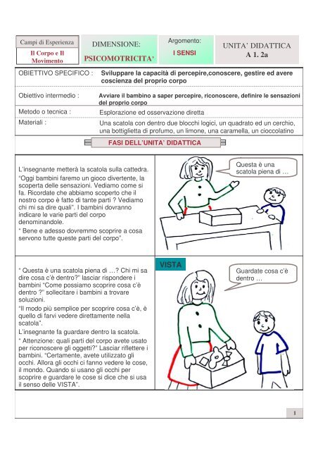 Unita Didattica A 1 2a Dimensione Fantasiaweb
