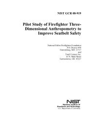 Pilot Study of Firefighter Three- Dimensional Anthropometry to ...