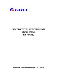 HEAT RECOVERY D.C INVERTER MULTI VRF SERVICE MANUAL ...