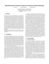 Multi-Dimensional Transfer Functions for ... - University of Utah