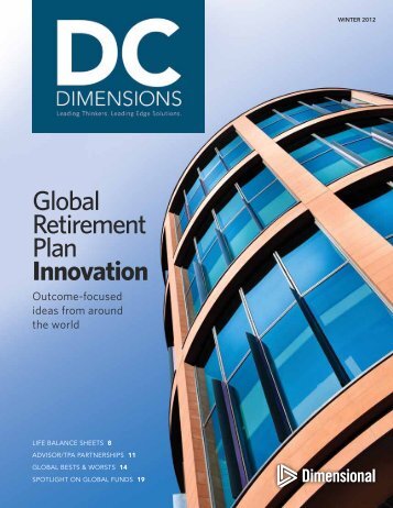 Global Retirement Plan Innovation - Dimensional Fund Advisors