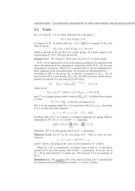 The Arithmetic of Quaternion Algebra