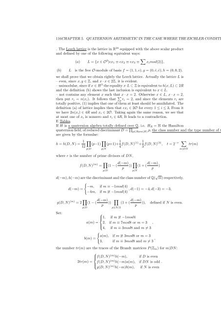 The Arithmetic of Quaternion Algebra