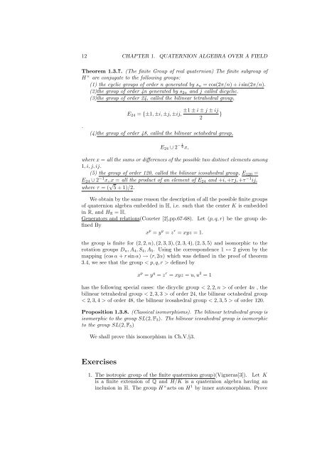 The Arithmetic of Quaternion Algebra