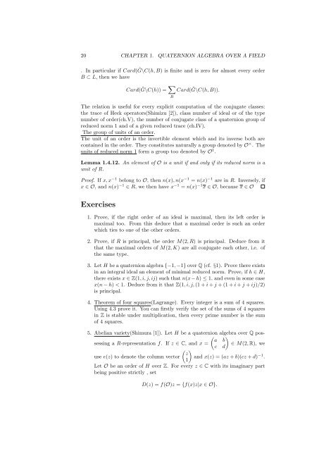 The Arithmetic of Quaternion Algebra