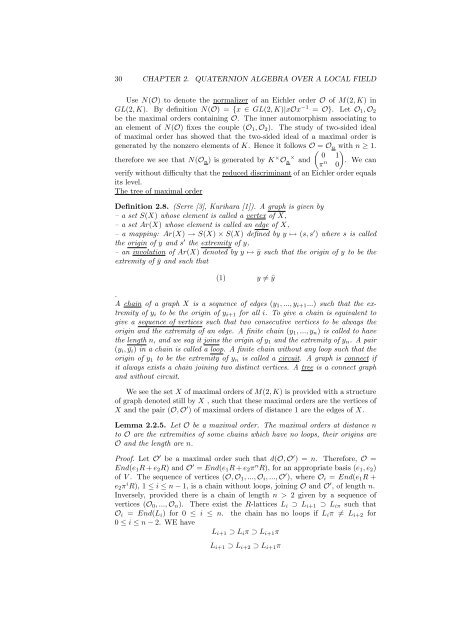 The Arithmetic of Quaternion Algebra