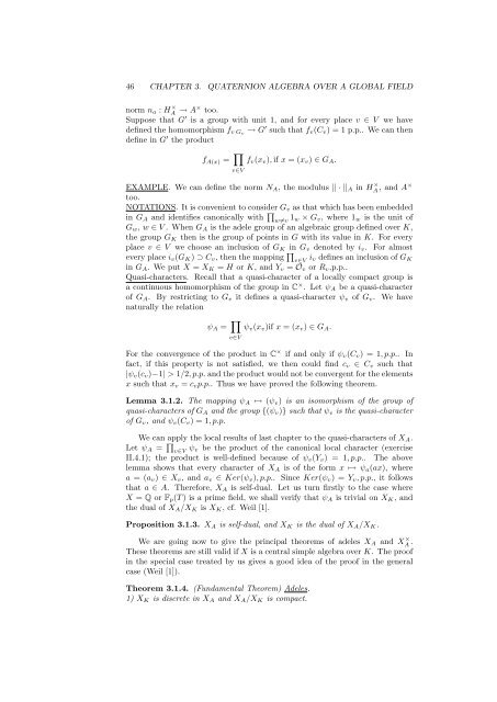 The Arithmetic of Quaternion Algebra