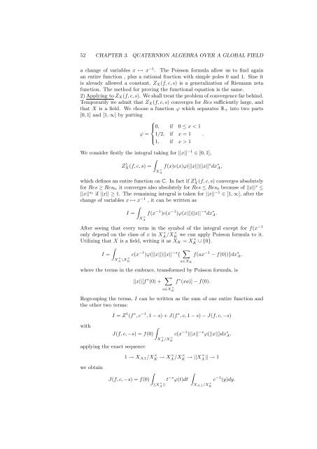 The Arithmetic of Quaternion Algebra