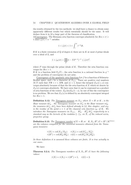 The Arithmetic of Quaternion Algebra