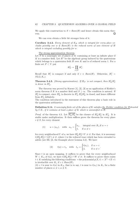 The Arithmetic of Quaternion Algebra