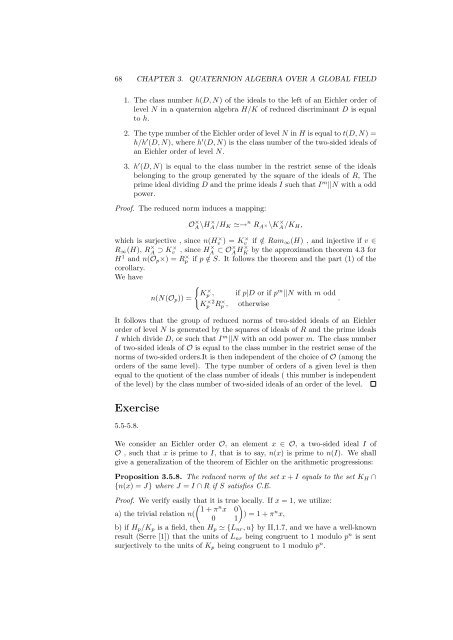 The Arithmetic of Quaternion Algebra