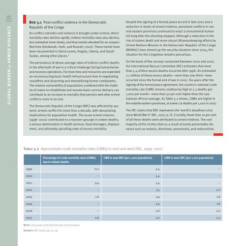 Global Burden of Armed Violence - The Geneva Declaration on ...