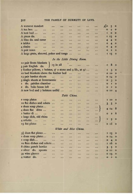 The family of Burnett of Leys, with collateral - Electric Scotland