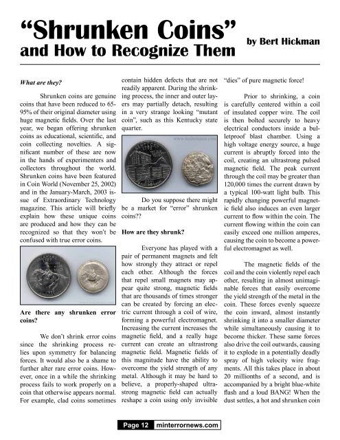 Issue 1 - Mint Error News Magazine