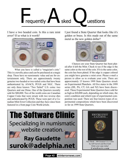 Issue 1 - Mint Error News Magazine