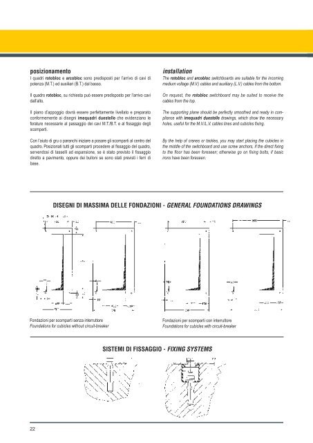 quadri protetti di Media Tensione metal enclosed Medium Voltage ...