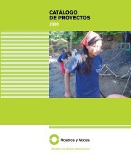 catálogo de proyectos 2008 - Oxfam Mexico