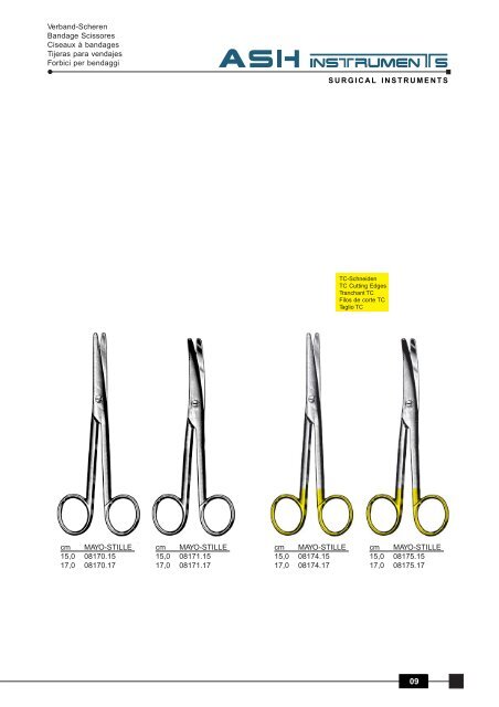 Scheren Scissors Ciseaux Tijeras Forbici - Ash Instruments