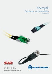 Fiberoptik - elcon electronic GmbH
