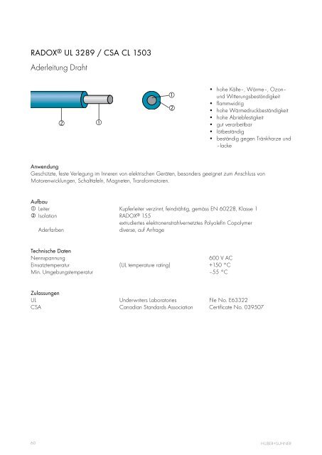 Kabel und Aderleitungen - elcon electronic GmbH