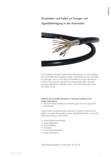 Kabel und Aderleitungen - elcon electronic GmbH