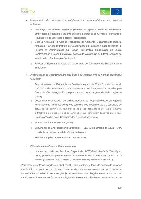 Relatório Anual de Execução Mais Centro 2009 - Mais