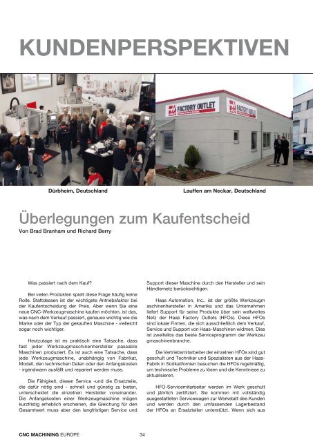 sie fragen – wir antworten - Haas Automation, Inc.