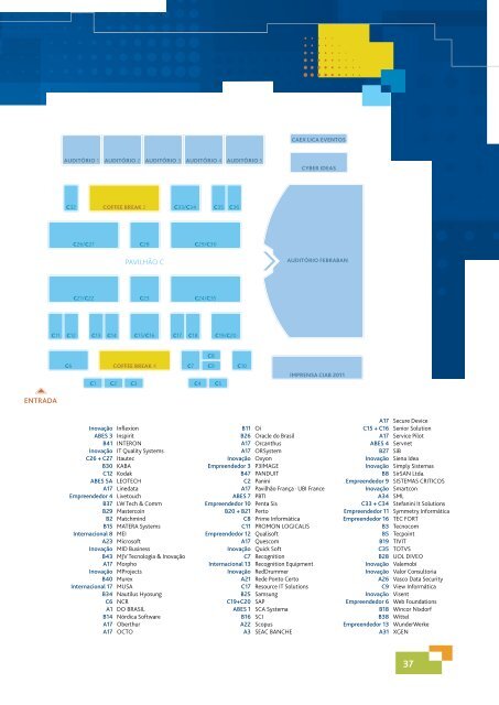 mapa do evento - Termo de Uso