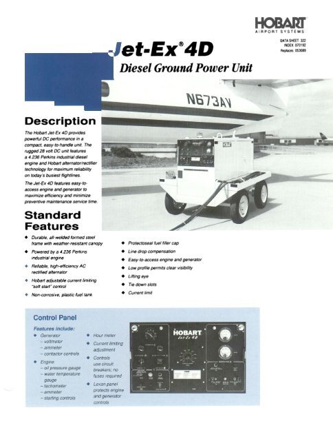 Jetex Gpu Blue File: 2427_GPU JetEx4D 28.5 vdc HOBART.pdf - Aeroservicios