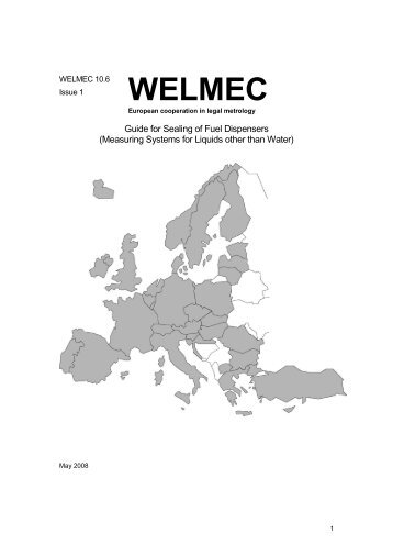 Guide for Sealing of Fuel Dispensers - WELMEC