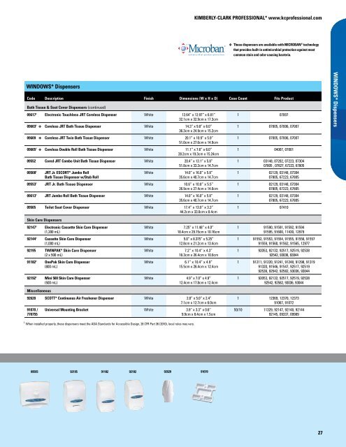 Hand Hygiene & Tissue Products & Systems - Kimberly-Clark ...